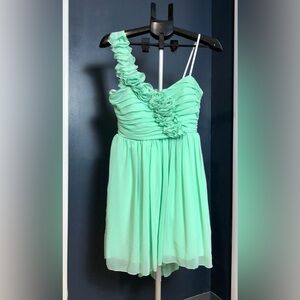 City Triangles Light Green Kids Formal Dress